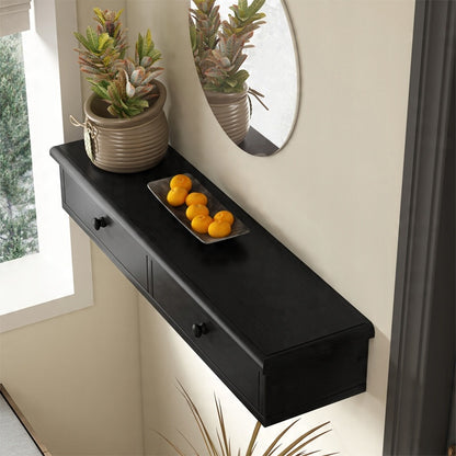 Fali polc fiókokkal – modern loft fali szekrény nappaliba vagy hálószobába