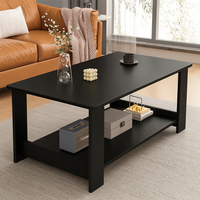 Ipari stílusú irodai loft könyvespolc – fa – 2 polcos – rusztikus barna konzolasztal.