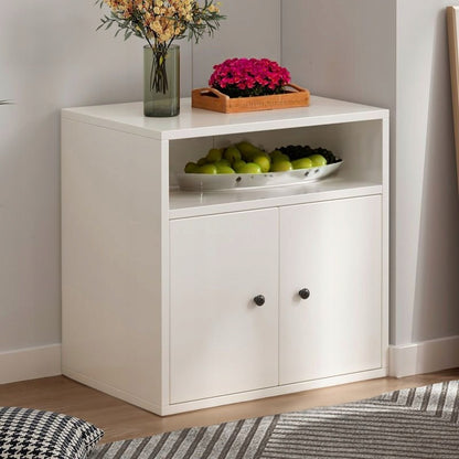 Fehér skandináv stílusú állópolc 56 cm