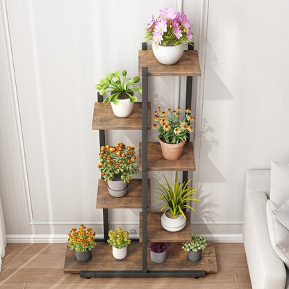 Növényállvány barna modern 113CM