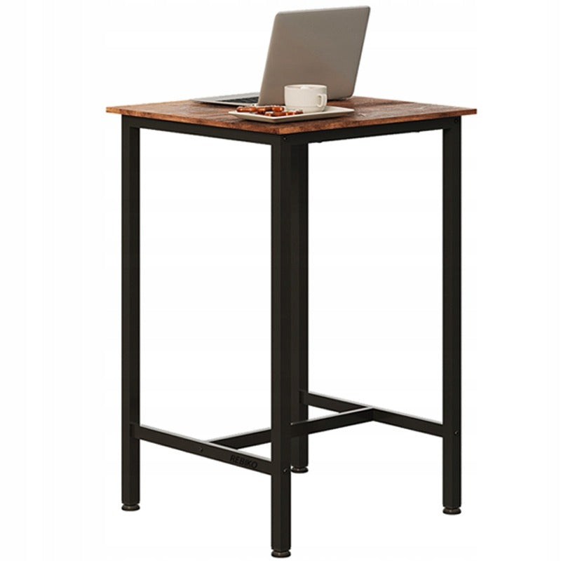 Négyszögletes konyhai bárpult a konyhába, nappaliba, kávézóba, vintage loftba, 90 cm