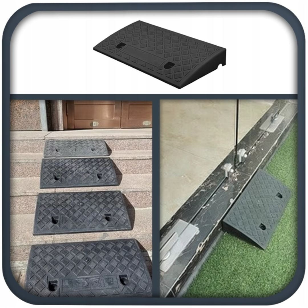 Fekete szegély rámpa, 8 cm