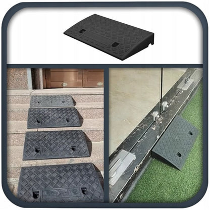 Fekete szegély rámpa 5 cm