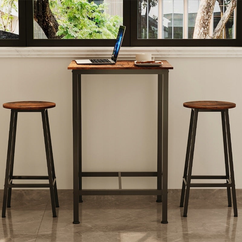 Négyszögletes konyhai bárpult a konyhába, nappaliba, kávézóba, vintage loftba, 90 cm