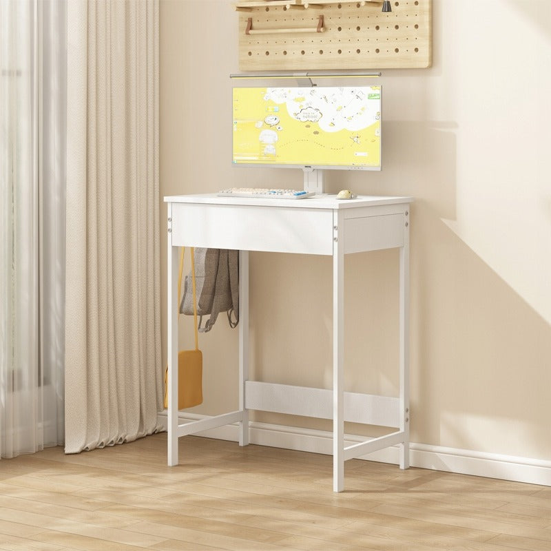 Gyermek számítógépasztal fiókkal – fehér, 60 cm