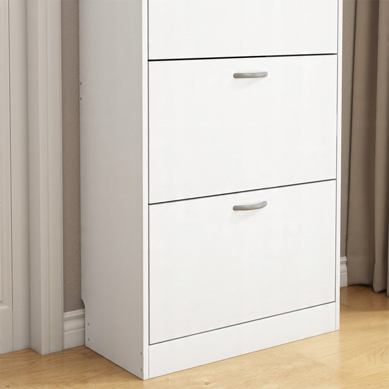 Cipőtartó szekrény előszobai komód loft stílusban 3 ajtós modern 110 cm