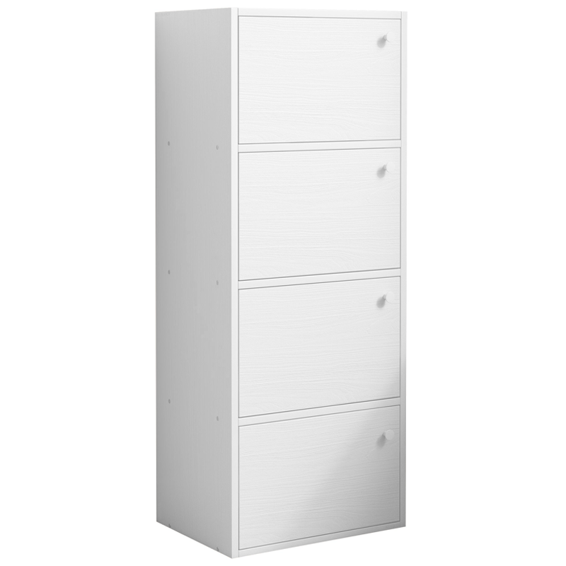 Fehér skandináv stílusú komód – 102x40x30 cm, minimalista fa design